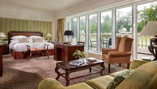 Отель Powerscourt Hotel, Autograph Collection Эннискерри Large Guestroom with King Bed &amp; Balcony-3